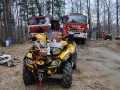 Prevoz hadíc z ťažkodostupného terénu na cestu pomocou ATV.